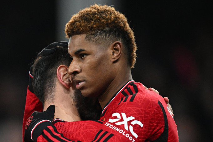 Everton vs United: Fernandes Reveals Why Rashford Was Handed the Penalty