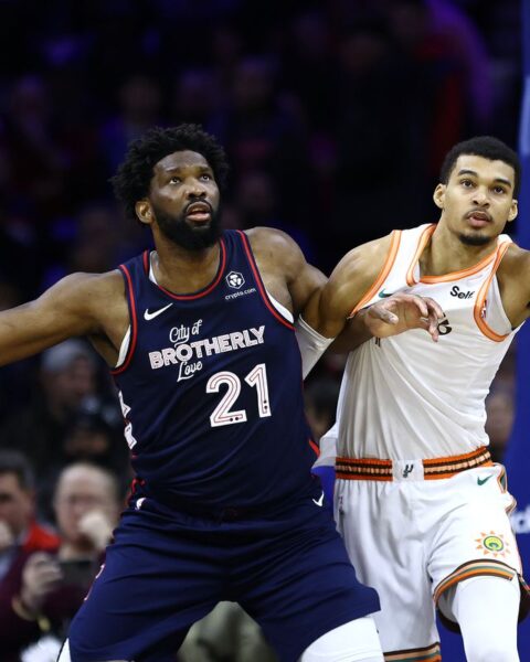 Joel Embiid breaks Wilt Chamberlain’s 76ers record with a scorching 70-point performance.