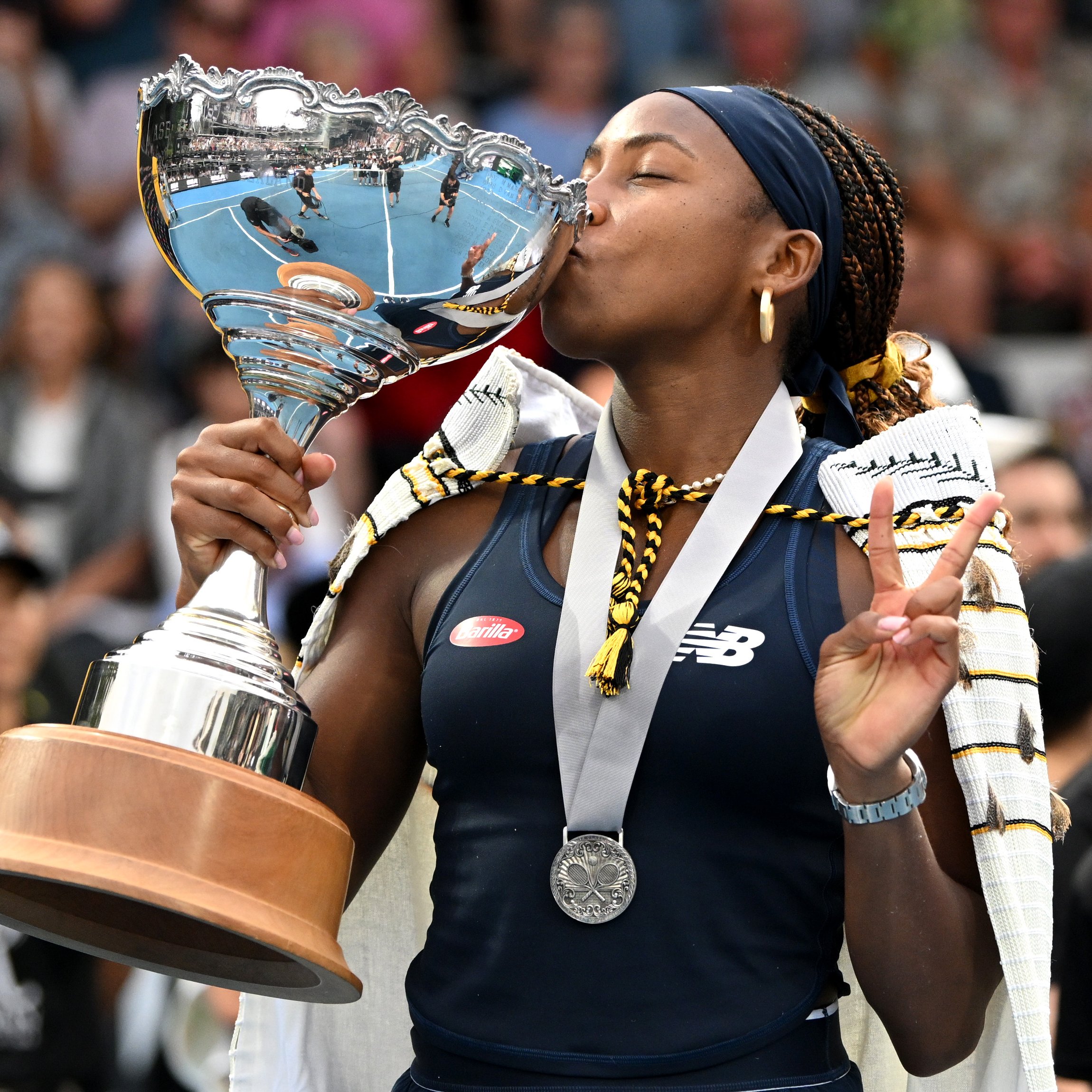 Coco Gauff kickstarts 2024 season with title win in Auckland Six