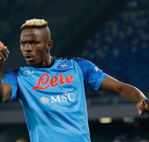 UCL: Osimhen secures vital point for Napoli against Barcelona