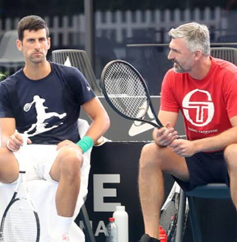 Novak Djokovic pathways with coach after six years