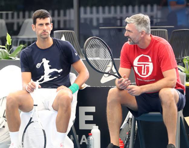Novak Djokovic pathways with coach after six years