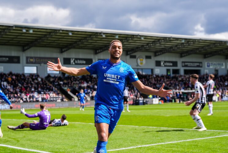 SPL: Rangers boss applauds Dessers for netting decisive winner against St Mirren