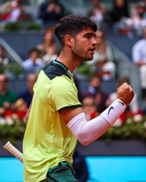 Madrid Open: Alcaraz gets 13th straight wins in Madrid to reach fourth round