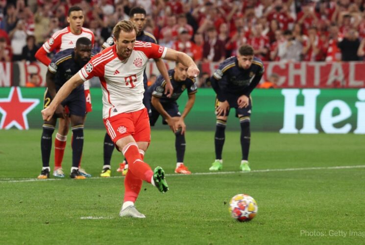 UCL: Vinicius, Kane shines as Bayern Munich vs Real Madrid ends in 2-2 draw 