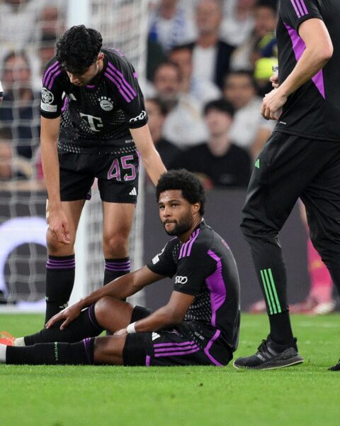 Hamstring injury set to keep Serge Gnabry out of Bayern Munich season