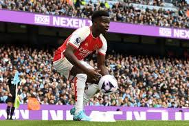 Saka emulates Arsenal legend Thierry Henry 