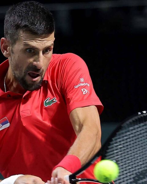 Djokovic wins first match since US Open, puts Serbia in a commending 2-0 lead against Greece