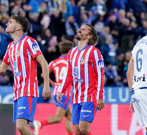 Leganes ends Atletico’s 15-game winning run, as Griezmann misses penalty