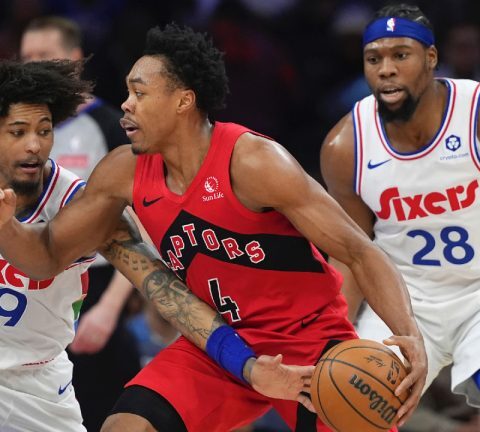 Raptors Takes Down 76ers 106-103