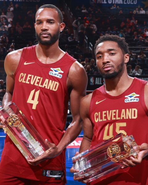 Donovan Mitchell and Evan Mobley Take Home 2025 Kia Skills Challenge Title