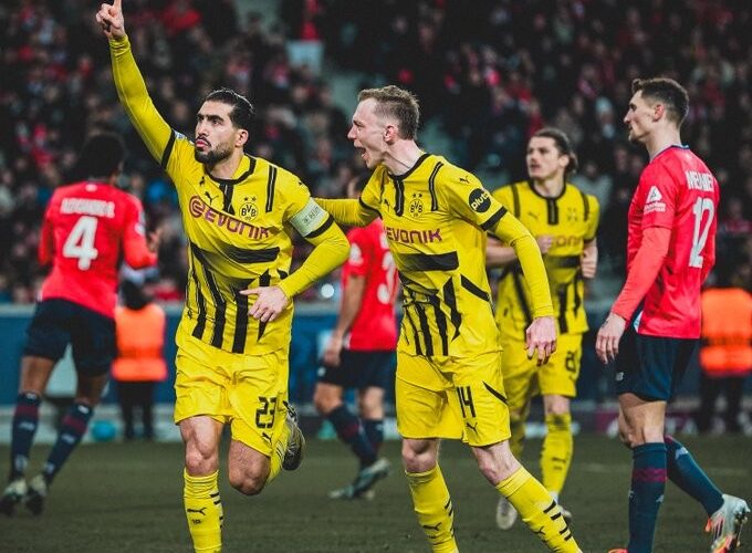 UCL: Dortmund defeats Lille to reach last eight