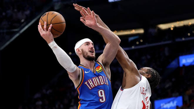 Clippers Fall Short: Thunder Win 103-101 Behind Alexander-Gilgeous’ 26 points
