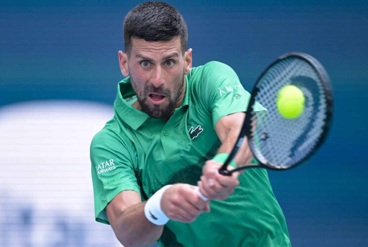 Djokovic beats Korda to make history at Miami Open