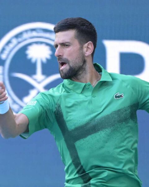 Djokovic tops Hijikata to reach Miami Open third round
