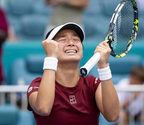 Filipino wildcard shocks Swiatek, set semifinal clash with Pegula at Miami Open