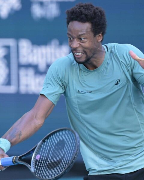 Monfils makes history on day one at Miami Open