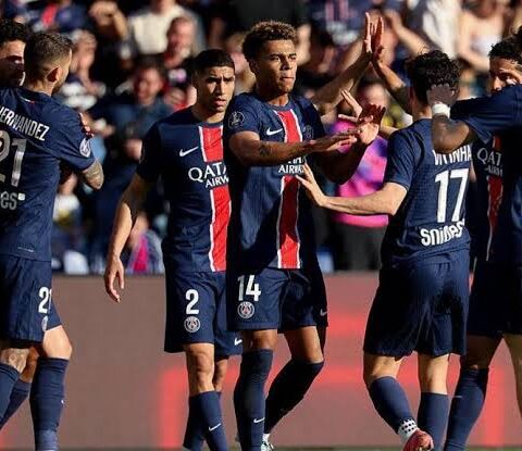 PSG wins their 13th Ligue 1 title with six matches remaining