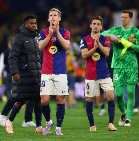 UCL: Barca marches into semis, despite Guirassy’s hat-trick