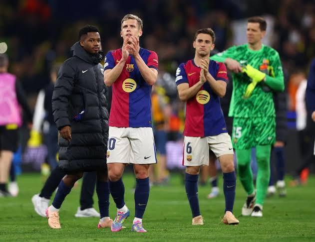 UCL: Barca marches into semis, despite Guirassy’s hat-trick