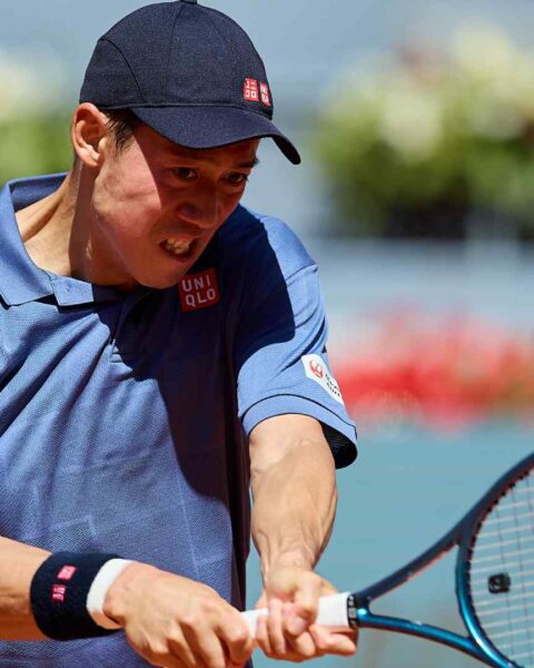 Nishikori earns 450th tour-level victory in Madrid