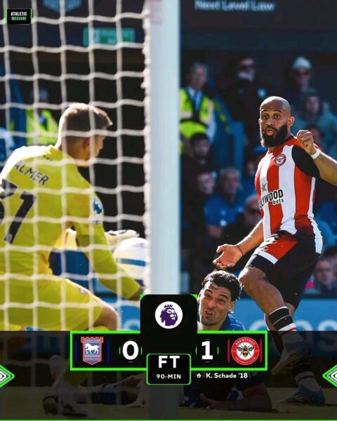 EPL: Away Days Delight as Brentford and Brighton Shine; City Stumbled by Stubborn Saints