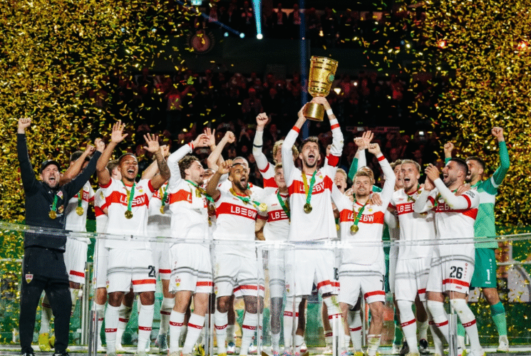 Stuttgart thumps Bielefeld to win DFB Pokal