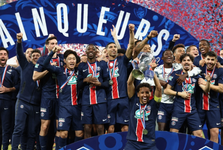 PSG wins French Cup to complete domestic treble