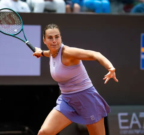 Sabalenka comes from a set down to claim victory in Rome