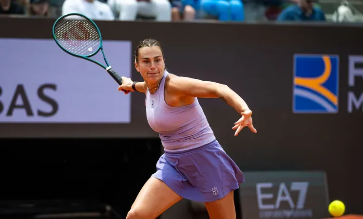 Sabalenka comes from a set down to claim victory in Rome