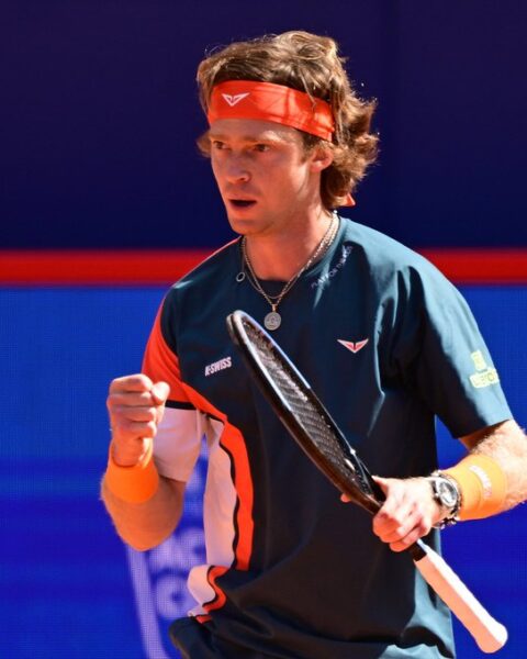 Rublev overcomes Darderi to reach the last four at Hamburg Open