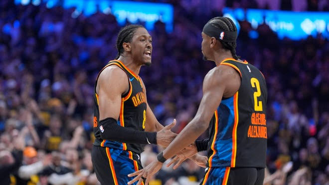 Thunder Wins Nuggets 149-106 to Tie Series 1-1