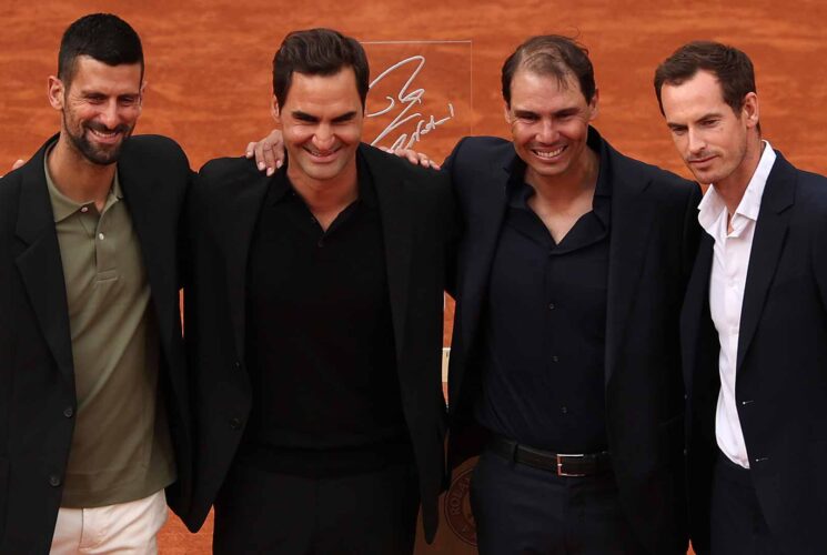 Federer, Djokovic, Murray attend Nadal’s Roland Garros tribute