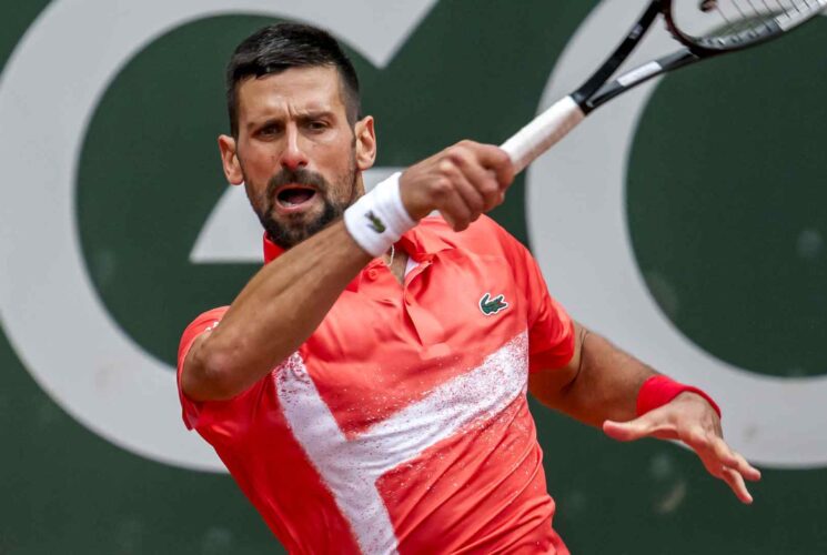 Djokovic moves within a win to a 100th career title after victory