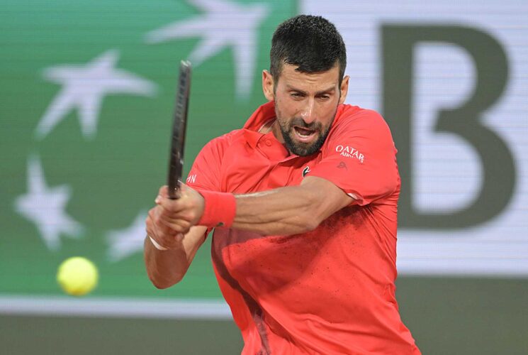 Djokovic records a milestone victory to reach the last 16 at Roland Garros