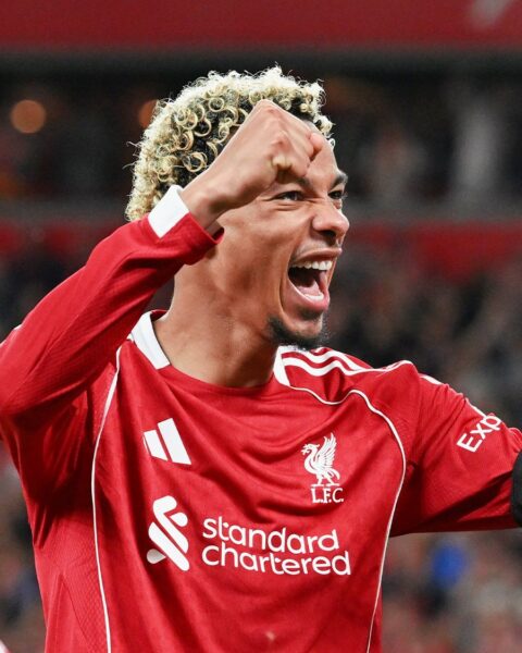 Ugo Ekitike is delightful in scoring EPL debut goal for Liverpool